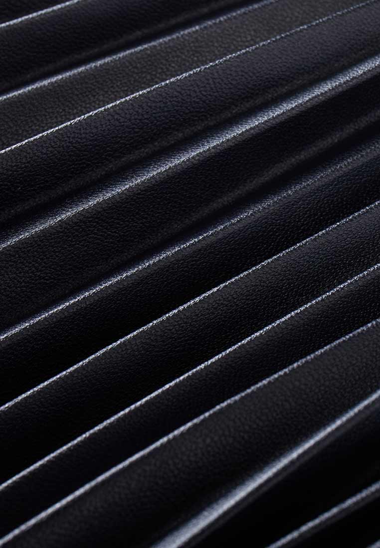 Poised Asymmetric Pleated Skirt 3.0