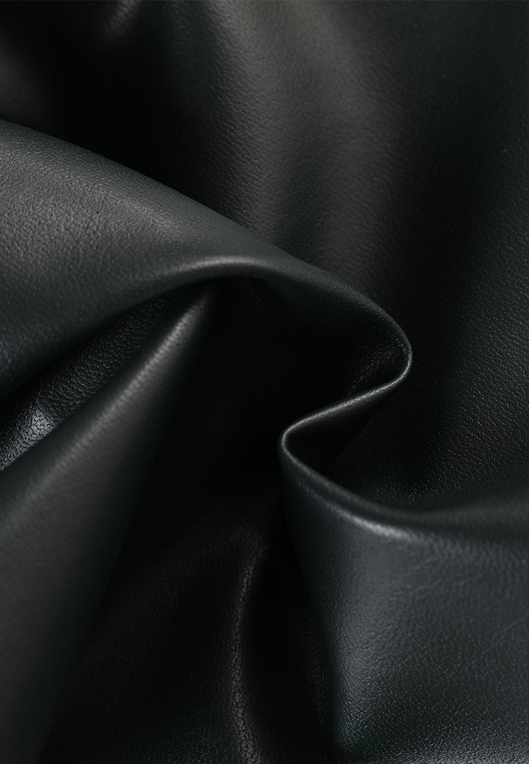 Audrey Tapered Vegan Leather Pants