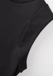 Manhattan Crease-free Asymmetric Sleeveless Top