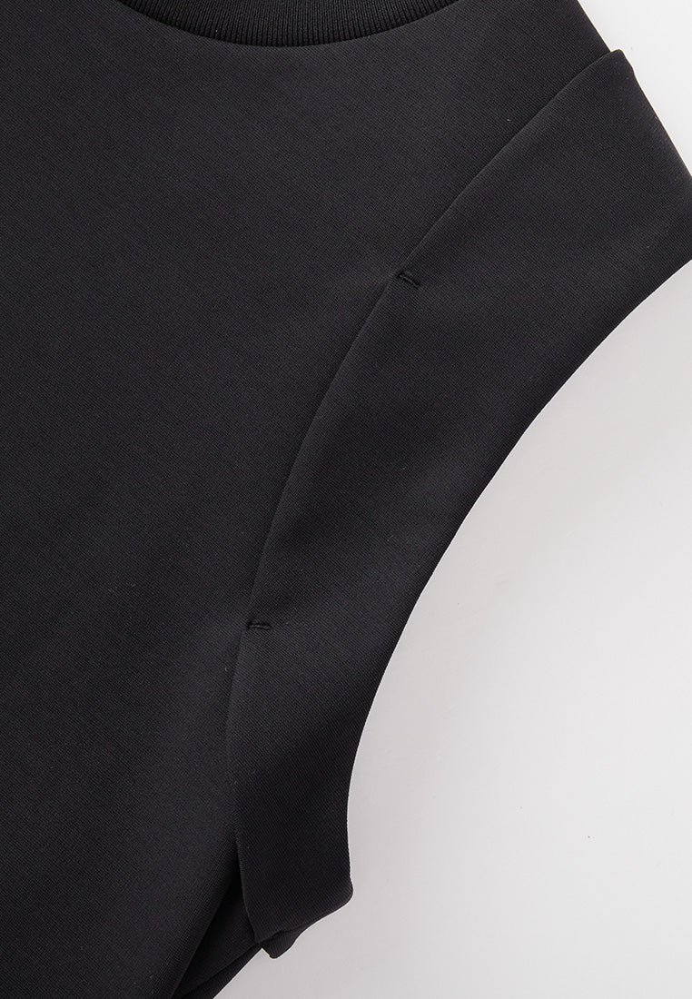 Manhattan Crease-free Asymmetric Sleeveless Top