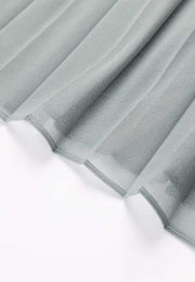 Poised Pleated Panelled Skirt