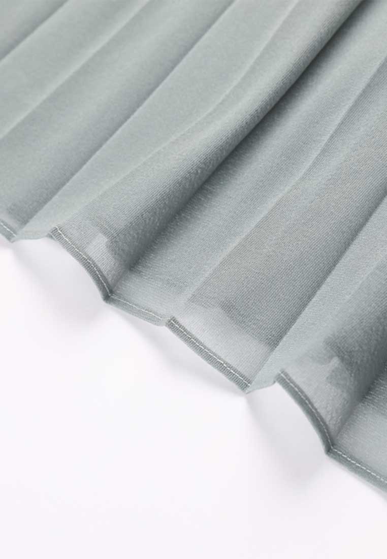 Poised Pleated Panelled Skirt