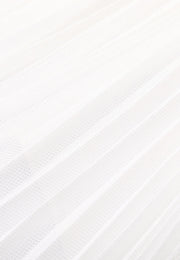 Poised Asymmetric Pleated Skirt