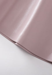 Leia Vegan Leather Skirt