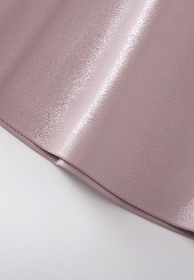 Leia Vegan Leather Skirt