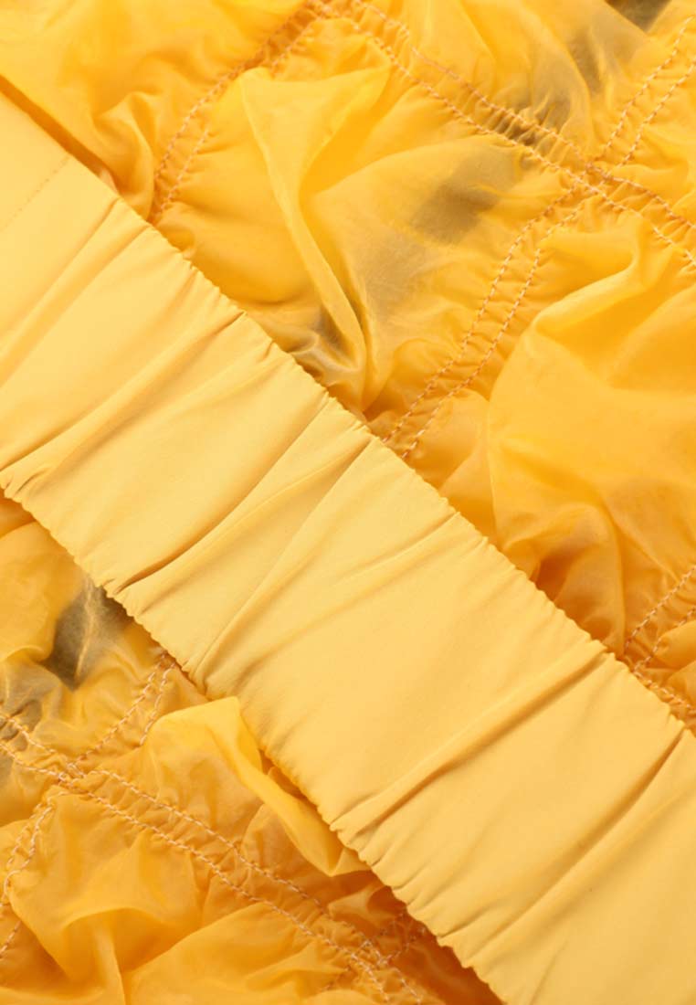 Reverie Lisse Ruffle Full-Length Breaker
