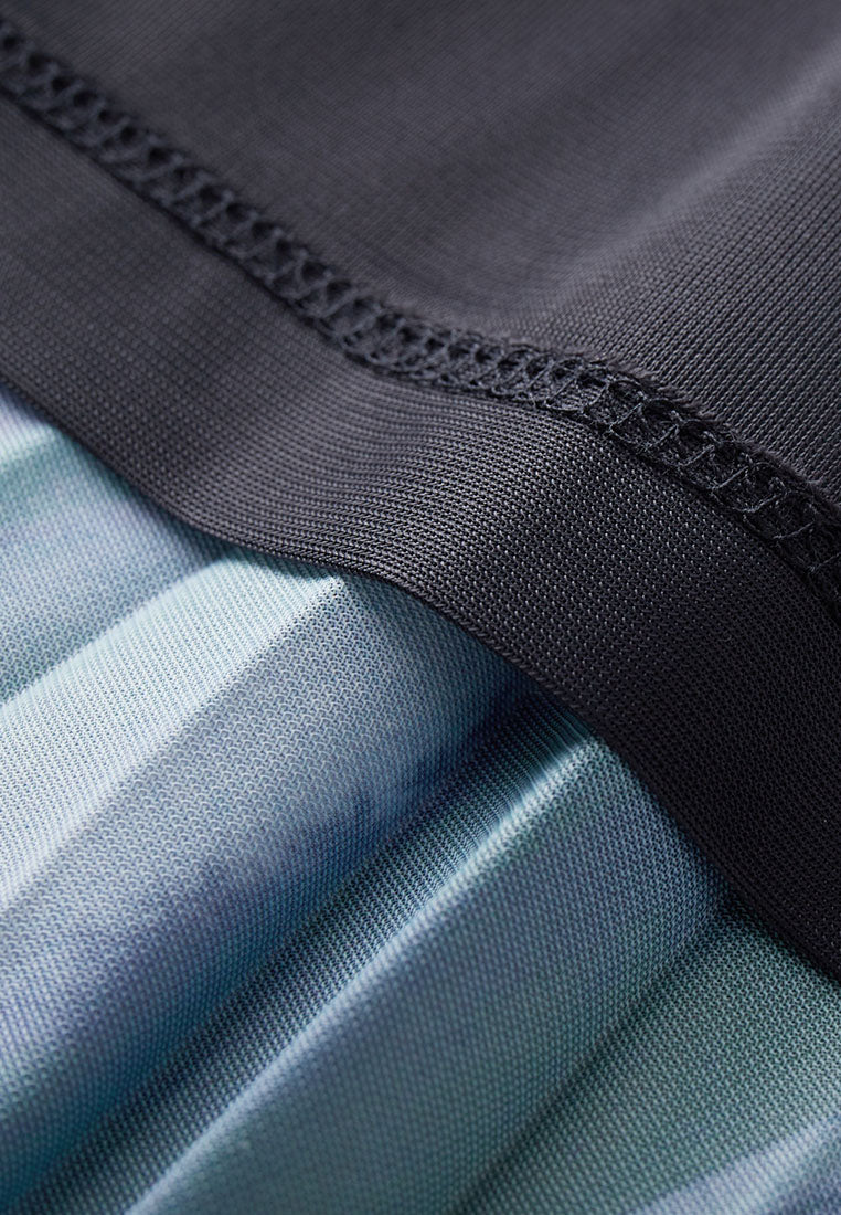 Alpha Pleated Drawstring Midi Skirt with Side Pockets