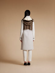 On A Slope Sleeveless Coat