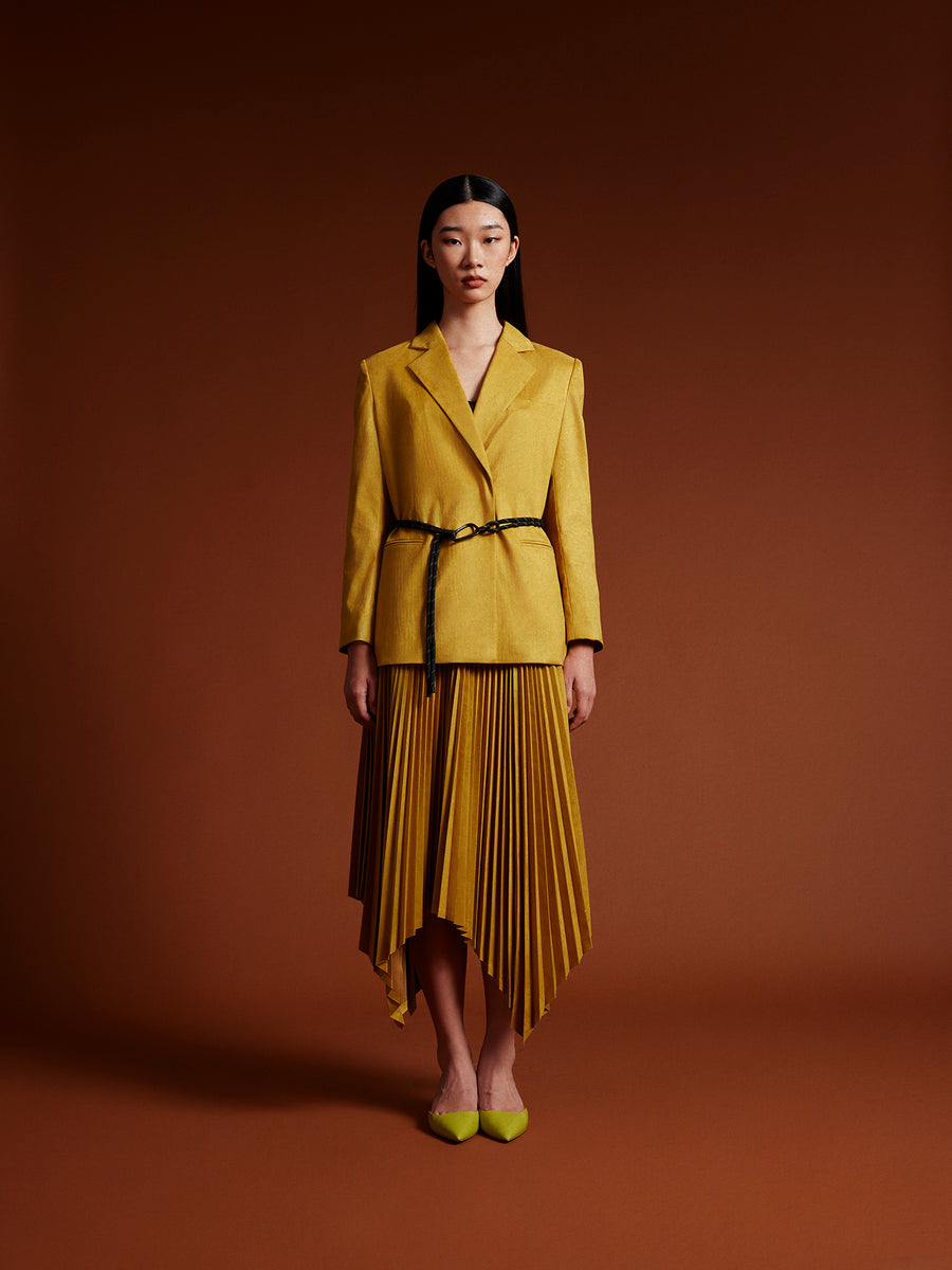 Sienna Belted Cotton Blazer 3.0