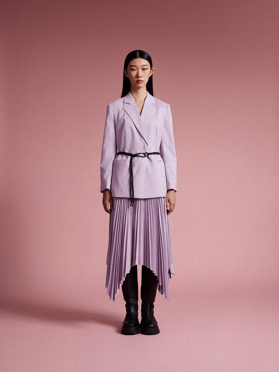 Sienna Belted Cotton Blazer 3.0