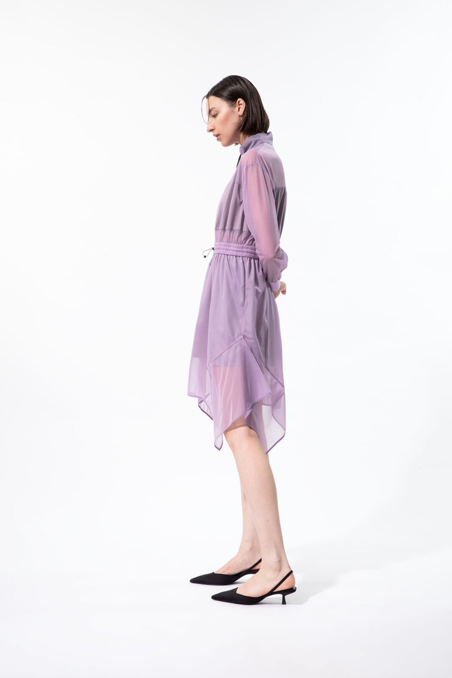 Athena Ultra-Fine Mesh Midi Dress