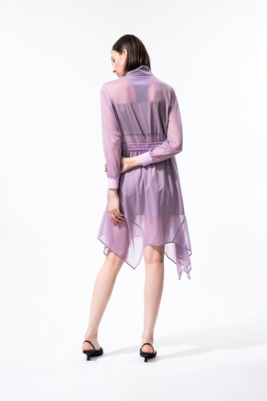 Athena Ultra-Fine Mesh Midi Dress