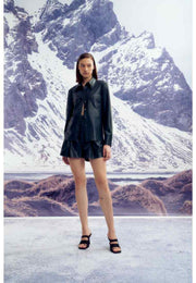 Anatolia Vegan Leather Shacket