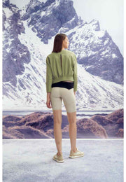 Laney Cropped Crew Neck With Open Back