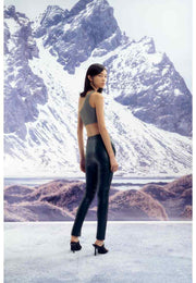 Audrey Tapered Vegan Leather Pants
