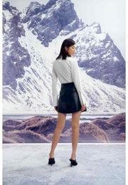 Anatolia Vegan Leather Formal Shorts