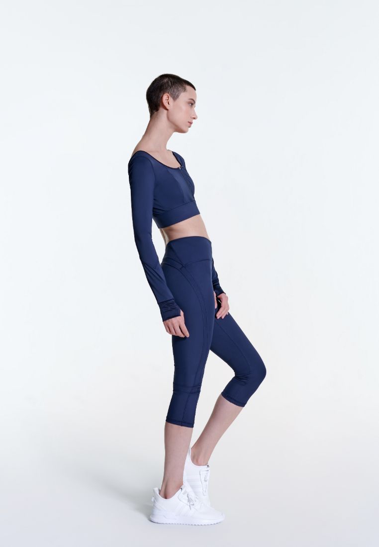 Grace Body-Define Sleeved Crop Top
