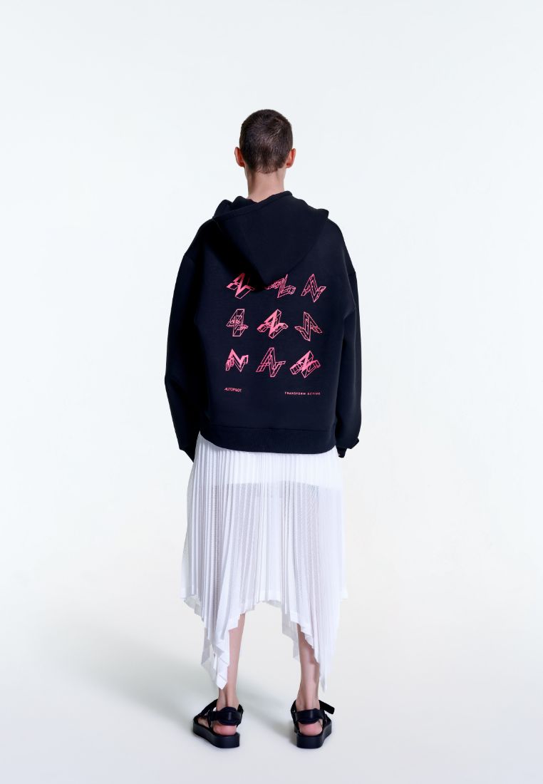 Flare Colorchange Logo Hooded Sweatshirt