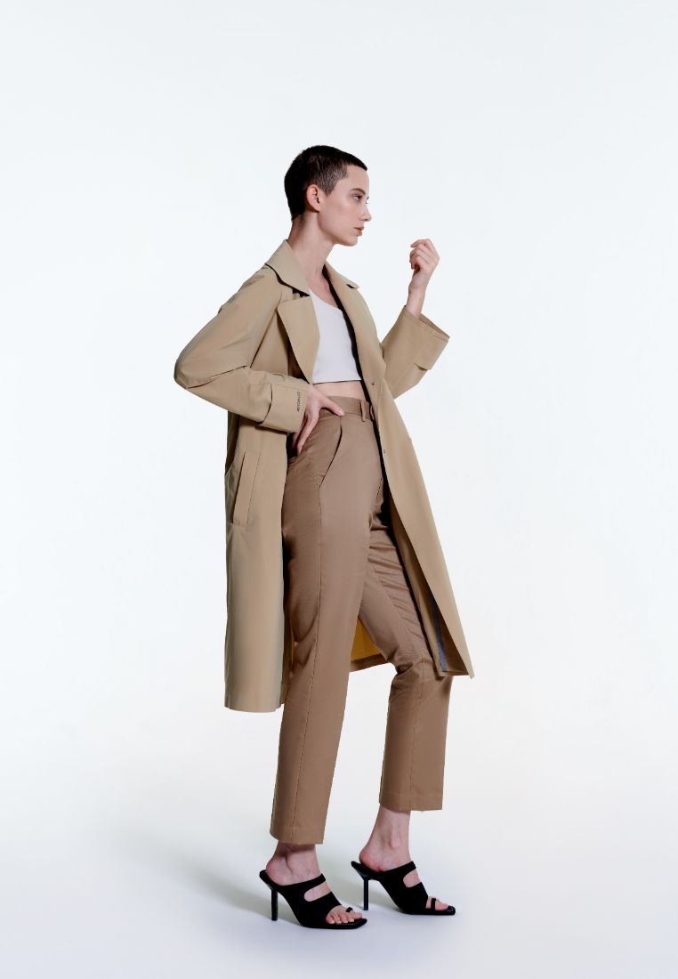 Brooke Tailored Single-Pleat Pant
