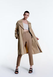Brooke Tailored Single-Pleat Pant