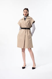 The City Short Sleeve Trench Coat