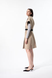 The City Short Sleeve Trench Coat