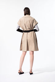 The City Short Sleeve Trench Coat