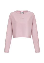 Laney Cropped Crew Neck With Open Back