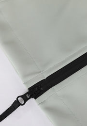 Vegan Leather Windbreaker