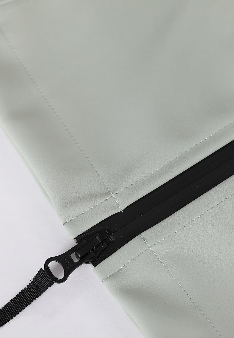 Vegan Leather Windbreaker