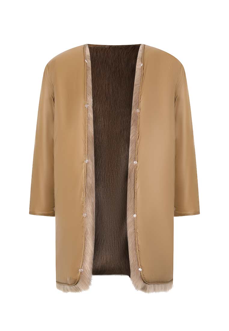 All-Seasons Faux Fur Parka Lining