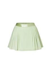Eros Water- and Wind Resistant Pleated Above-the-Knee Skirt
