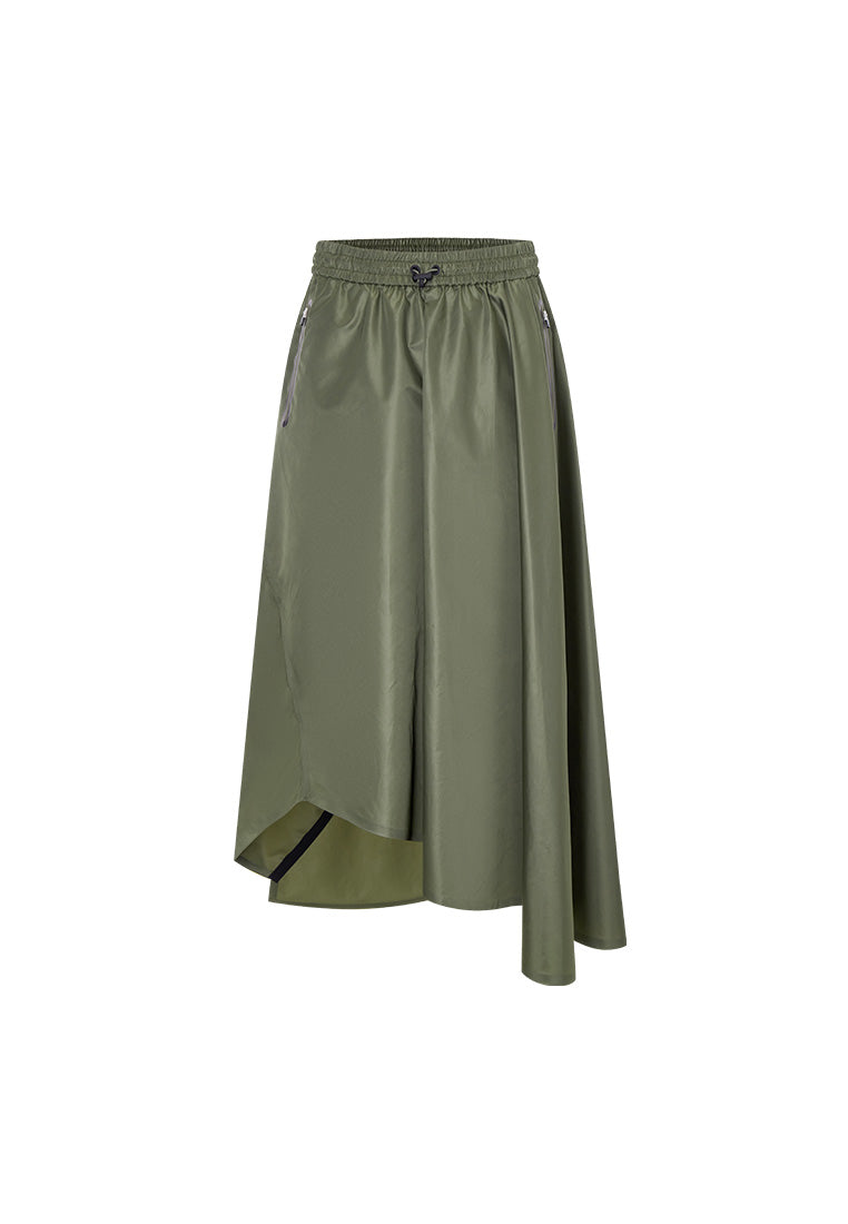 Miranda Skirt 2.0 with Drawstring Waist & Asymmetric Hem