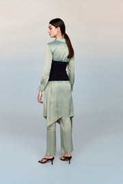 Athens 100% Silk Midi Dress with UPF 50+ Sun Protection