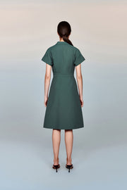 Maia Sustainable-Fibre Maxi Lapel Dress