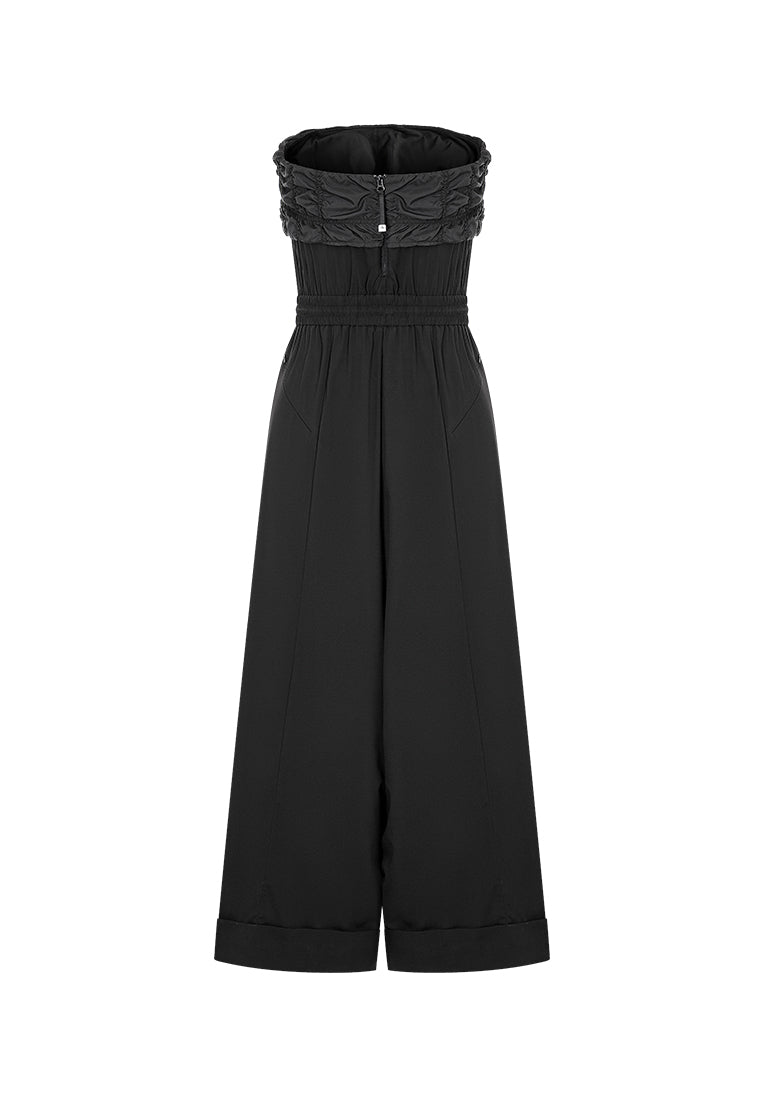Acacia Strapless Recycled Polyester Jumpsuit with AP Signature Square Panel Detail