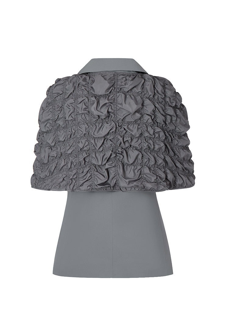 Darcy Cropped Waistcoat with Removable AP Signature Square Cape