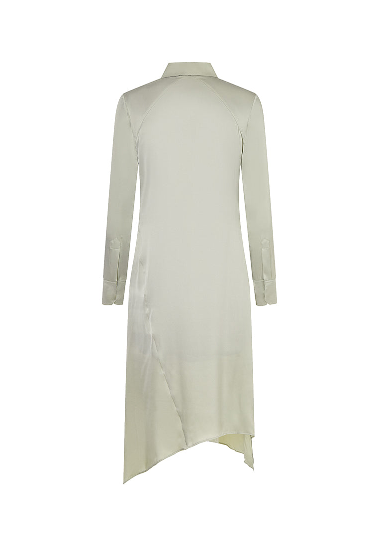 Athens 100% Silk Midi Dress with UPF 50+ Sun Protection