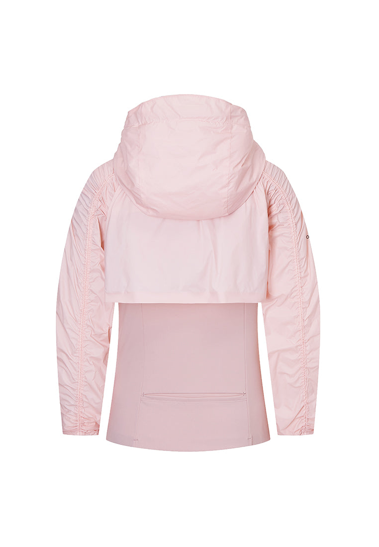 Alpha 2-in-1 Waterproof Convertible Cropped Windbreaker