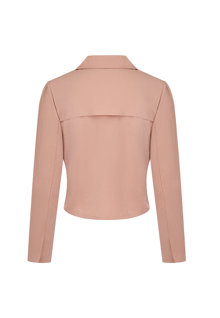 Byron Crease-Resistant Fitted Cropped Blazer