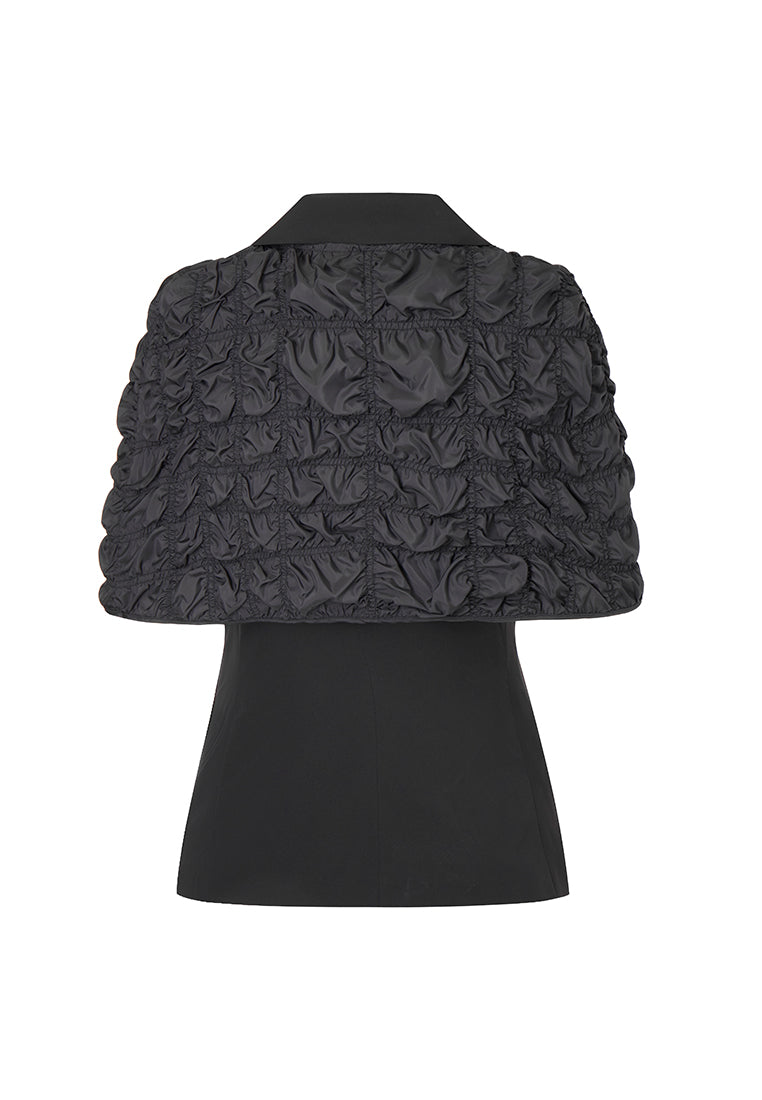 Darcy Cropped Waistcoat with Removable AP Signature Square Cape