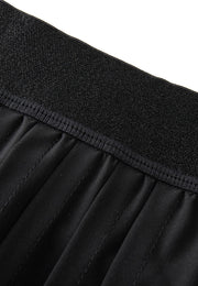 Eros Water- and Wind Resistant Pleated Above-the-Knee Skirt