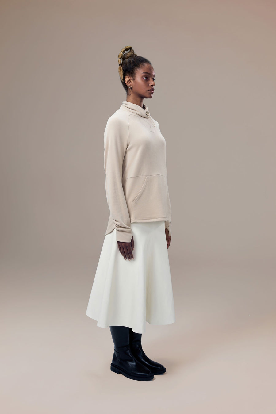 Solstice Ultra-Warm Oversized Sweater with Adjustable Collar