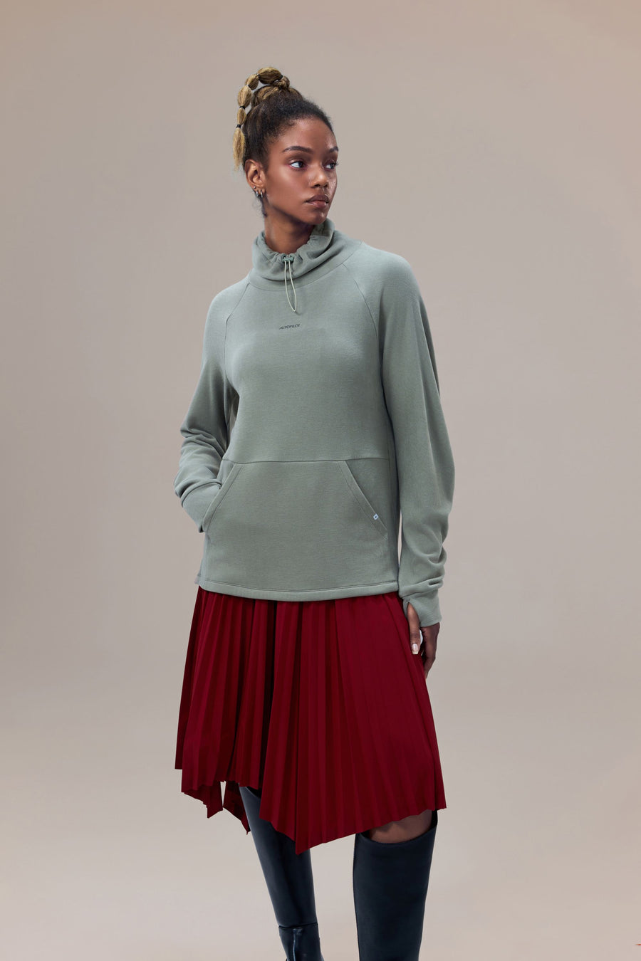 Solstice Ultra-Warm Oversized Sweater with Adjustable Collar – AUTOPILOT