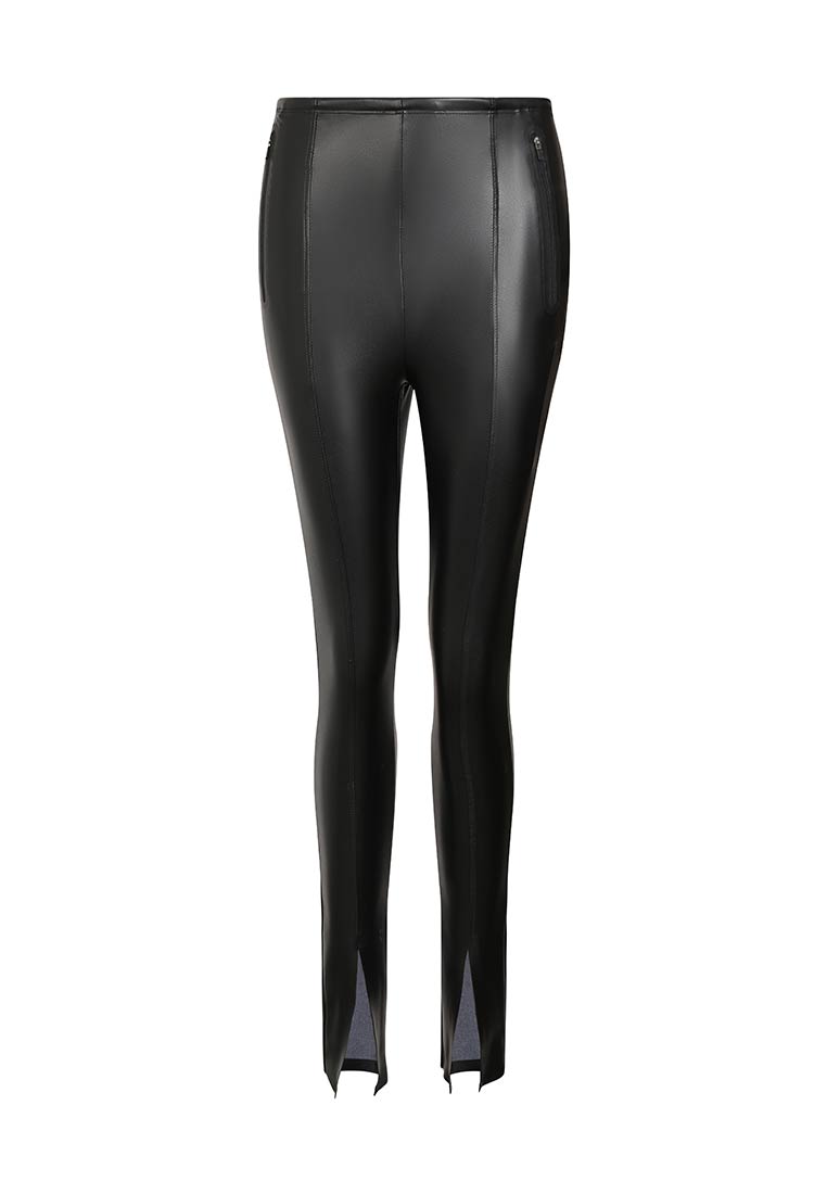 Audrey Tapered Vegan Leather Pants