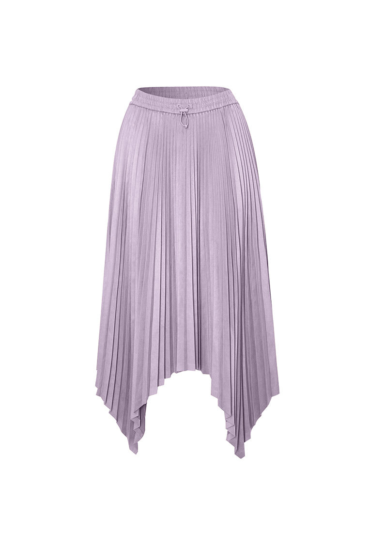 Poised Asymmetric Pleated Skirt 3.0
