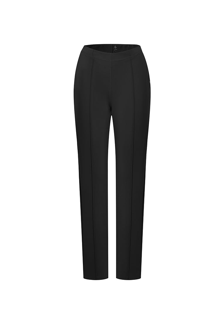 women straight black pant for causal 