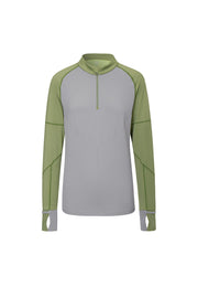 functional sport grey/green top