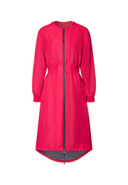 Bellissima Water and Wind-resistant Mid-length Convertible Flight Bomber Coat Dress
