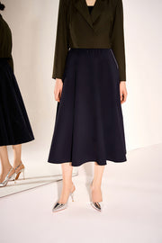 Caroline Water and Wind-resistant Skirt with Drawstring Waist